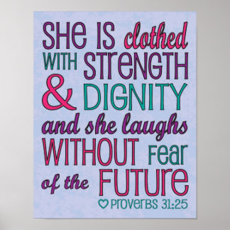 Ze is Poster met kleren