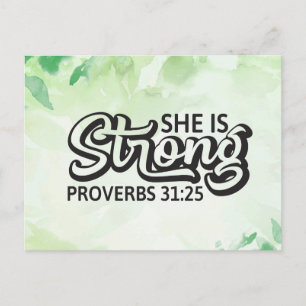 Ze is sterk briefkaart