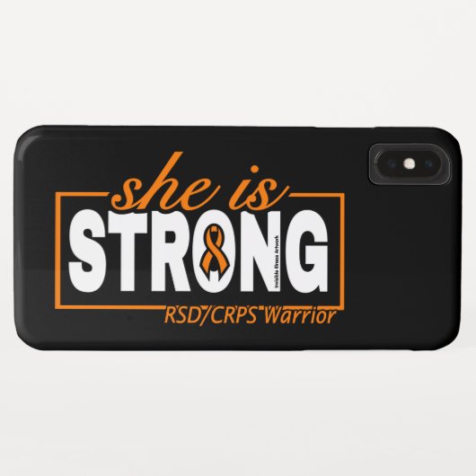 ZE IS STERK...RSD/CRPS Case-Mate iPhone CASE (Achterkant (horizontaal))