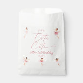Ze is Tutu Schattige Ballerina 2e verjaardagsfeest Bedankzakje (Voorkant)