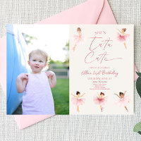 Ze is Tutu Schattigee Ballerina Foto 2e Verjaardag