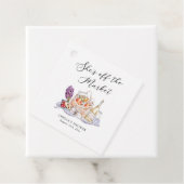 Ze is van de Markt Boerengroentemarkt Bruidsborrel Bedankjes Labels (In situ)