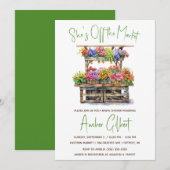 Ze is van de markt Bridal Shower uitnodiging (Voorkant / Achterkant)