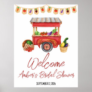 Ze is van de markt Bruidsfeest Verwelkoming Poster