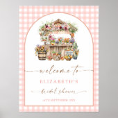 Ze is van de markt Bruidsmeisjesborrel Welcome Poster (Voorkant)