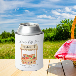 Ze is van de markt Canvas tas Blikjeskoeler
