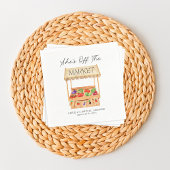 Ze is van de markt Canvas tas Servet