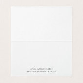 Ze is van de markt dank je kaart (Binnenkant ongevouwen)