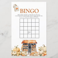 Ze is van de markt Herfst Pompoen Bingo Spellen