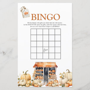Ze is van de markt Herfst Pompoen Bingo Spellen