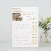 Ze is van de markt over of onder games Kaart (Staand voorkant)