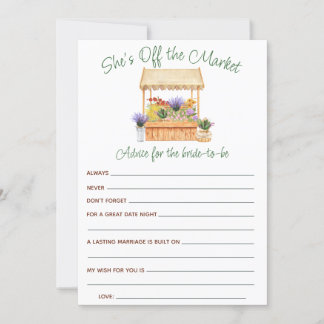 Ze is van de markt Vrijgezellenfeest advies Kaarte Kaart