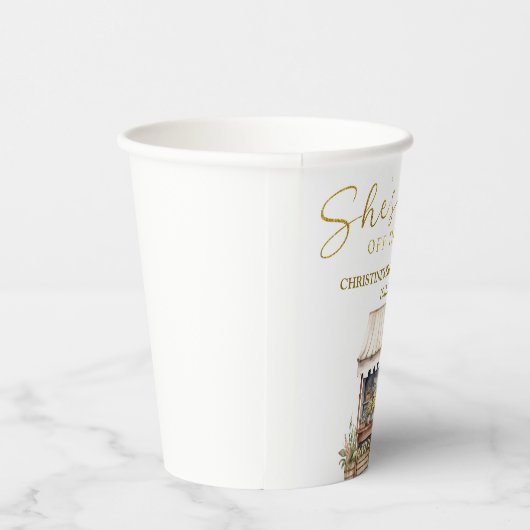 Ze is van de markt Vrijgezellenfeest papieren beke Papieren Bekers (Rechts)