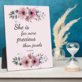 Ze is veel waardevoller dan juwelen fotoplaat (Zijkant)