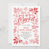 Ze is vers van de kerstmarkt Vrijgezellenfeest Kaart (Voorkant)