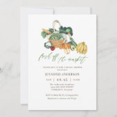 Ze is vers van de markt bruidsmeisjesfeest kaart (Voorkant)