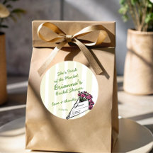 Ze is vers van de markt bruiloft feest cadeau