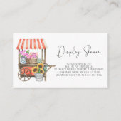 Ze is vers van de markt - Display Shower Informatiekaartje (Voorkant)