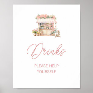 Ze is vers van de markt Vrijgezellenfeest Drinken Poster