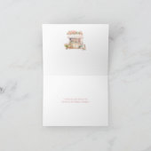 Ze is vers van de markt Vrijgezellenfeest gevouwen Bedankkaart (Binnen)