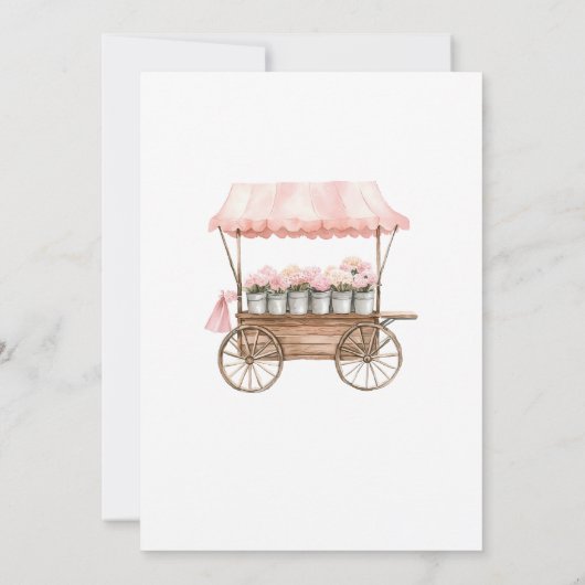 Ze is vers van het Vrijgezellenfeest van de markt Kaart (Achterkant)