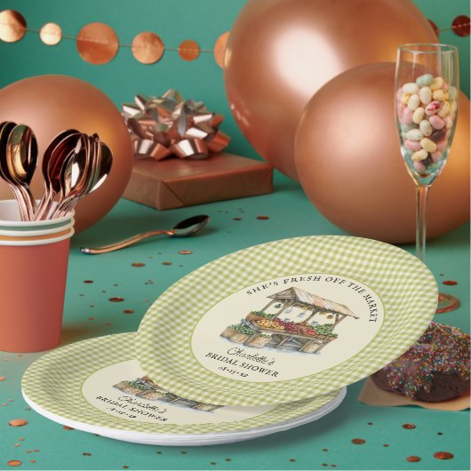 Ze is vers van het Vrijgezellenfeest van de markt Papieren Bordje (Multi)