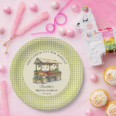 Ze is vers van het Vrijgezellenfeest van de markt Papieren Bordje (Feest)