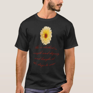 Ze is voorzien van krachtige en kwaadaardige spree t-shirt