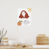 Ze is waardevoller dan roebels, bijbels poster (Keuken)