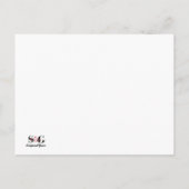 Ze is waardevoller dan roebels. briefkaart (Achterkant)