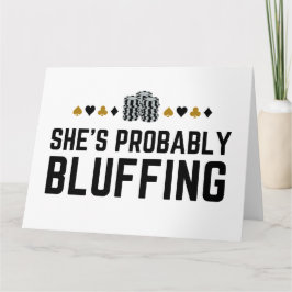 Ze is waarschijnlijk bluf - Casino Poker Bluff Gif Kaart