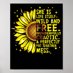 Ze is zelf vrij en vrij geweldig poster