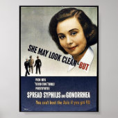 Ze kan er schoon uitzien - maar poster (Voorkant)