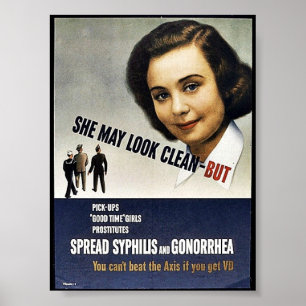Ze kan er schoon uitzien - maar poster