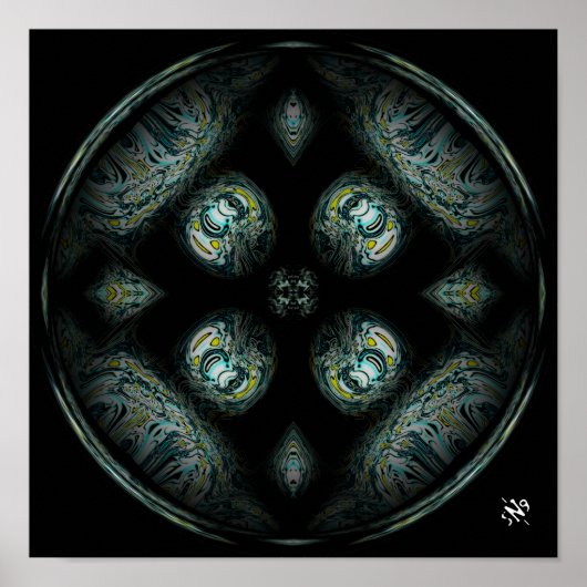 Ze kijken naar ons van bovenaf (god/buitenaardse w poster (Voorkant)