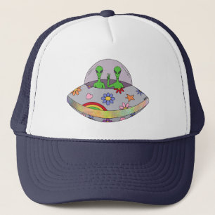 Ze komen in de Vrede UFO Trucker Pet