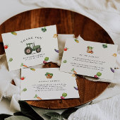 Ze komt rechtstreeks van de bruids douche van de b bedankkaart