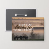 Ze kunnen Inspirerend citaten geven Button (Voorkant / Achterkant)