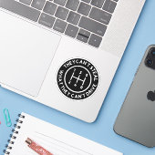 Ze kunnen niet stelen wat ze niet kunnen rijden sticker (Laptop met iPhone)