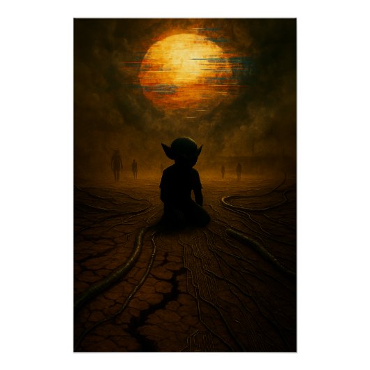 Ze kwamen terwijl de zon aan het smelten was perfect poster (Voorkant)