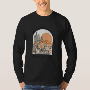 Ze leefde gelukkig na Western gescheiden delen T-shirt