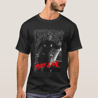 Ze leven in Alien Cop Obbey T-shirt