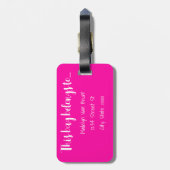 Ze lijken allemaal hetzelfde Bagagelabel (Achterkant verticaal)