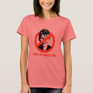 Ze maakt me bang t-shirt