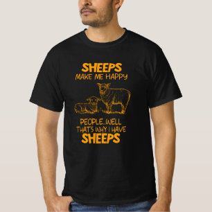 Ze maken me blij met Boerderij boerencadeaus T-shirt
