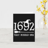 Ze misten een Halloween Feminist Witch Trials Wo Kaart (Gele Bloem)