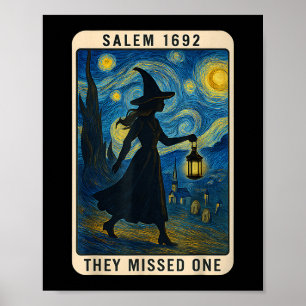 Ze misten een Tarot van Gogh Salem 1692 Hallowee Poster