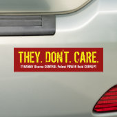 ZE. NIET. ZORGEN BUMPERSTICKER (Op auto)