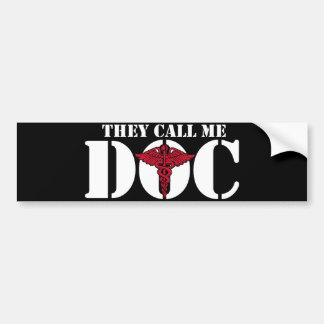 Ze noemen me dokter bumpersticker