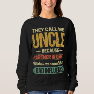 Ze noemen me oom omdat partner in misdaadvader trui